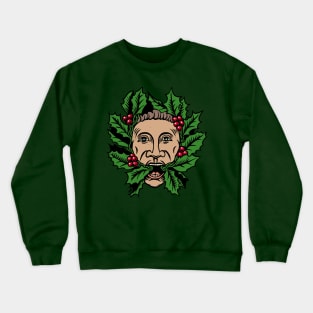 Christmas Green Man Crewneck Sweatshirt